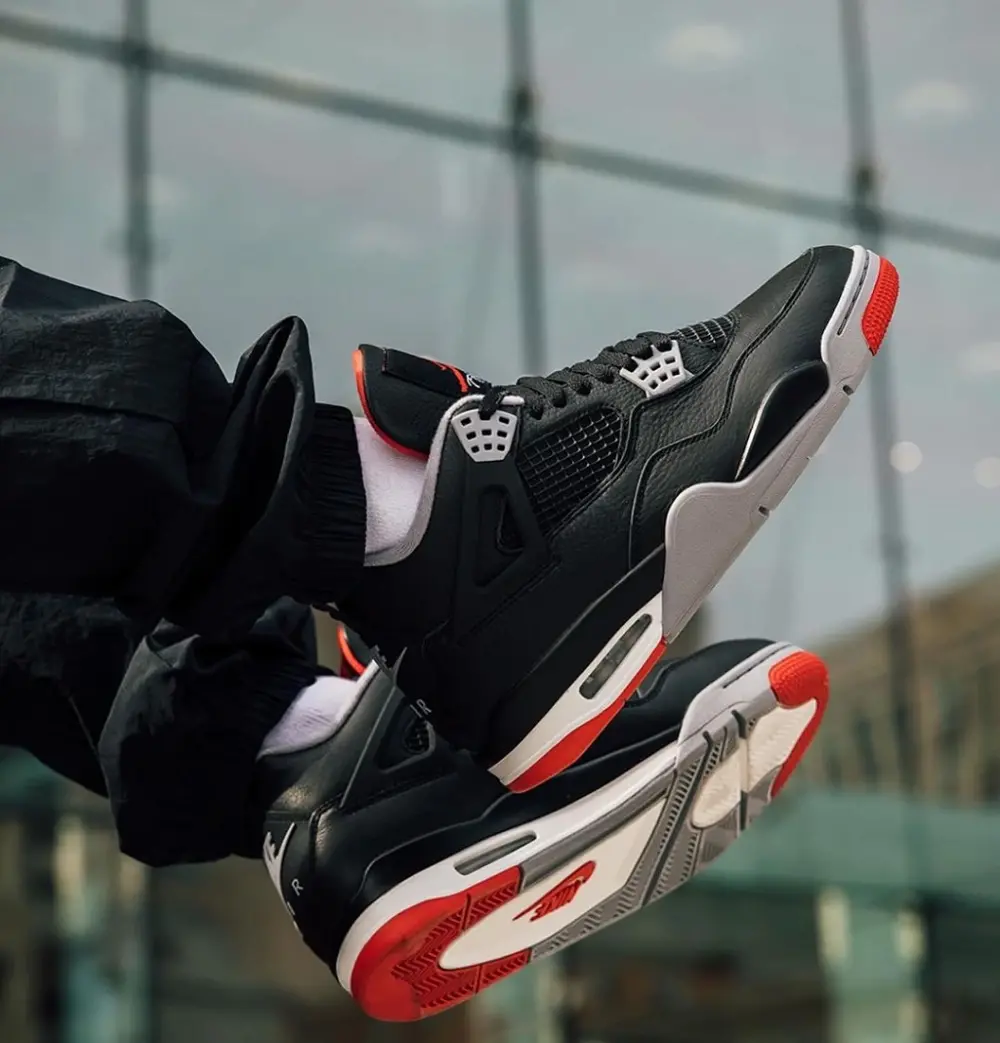 Giày Nike Air Jordan 4 Retro 'Bred Reimagined' FV5029-006 - Ảnh 6