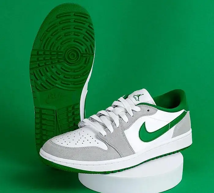 Alternative view of Giày Nike Air Jordan 1 Retro Low 'Golf Pine Green' DD9315-112