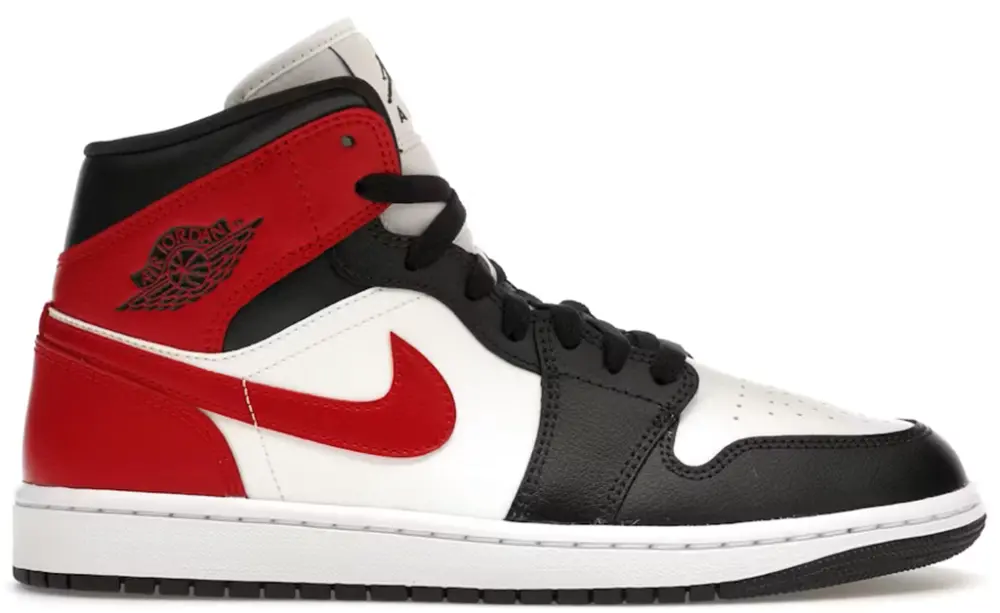 Giày Nike Air Jordan 1 Mid ‘Gym Red Off Noir’ BQ6472-160