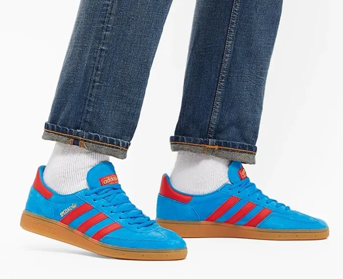 Giày Adidas Handball Spezial 'Bright Blue & Vivid Red' FX5675 - Ảnh 5