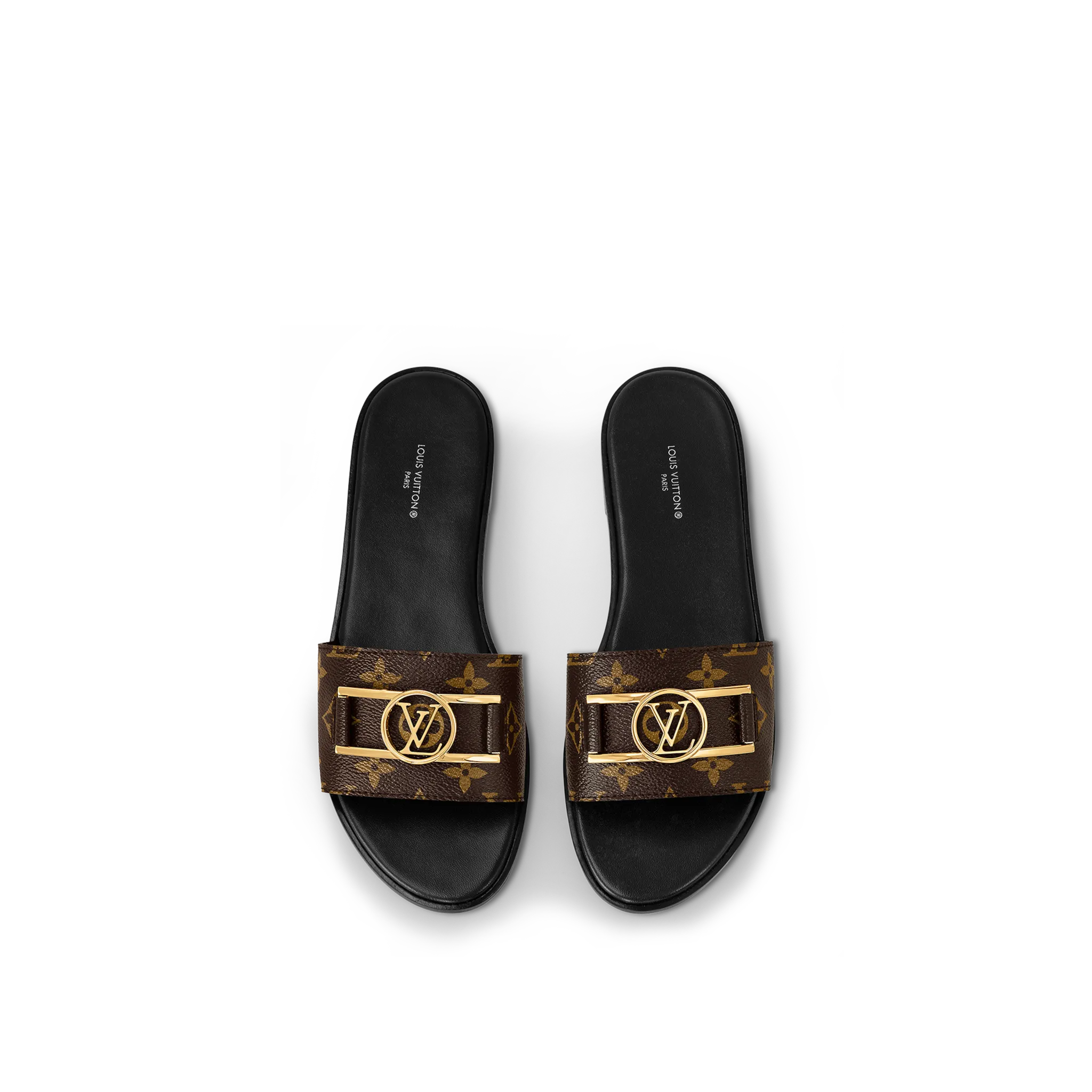 Dép Louis Vuitton Lock It Flat Mules 'Brown' 1A64MN - Ảnh 5
