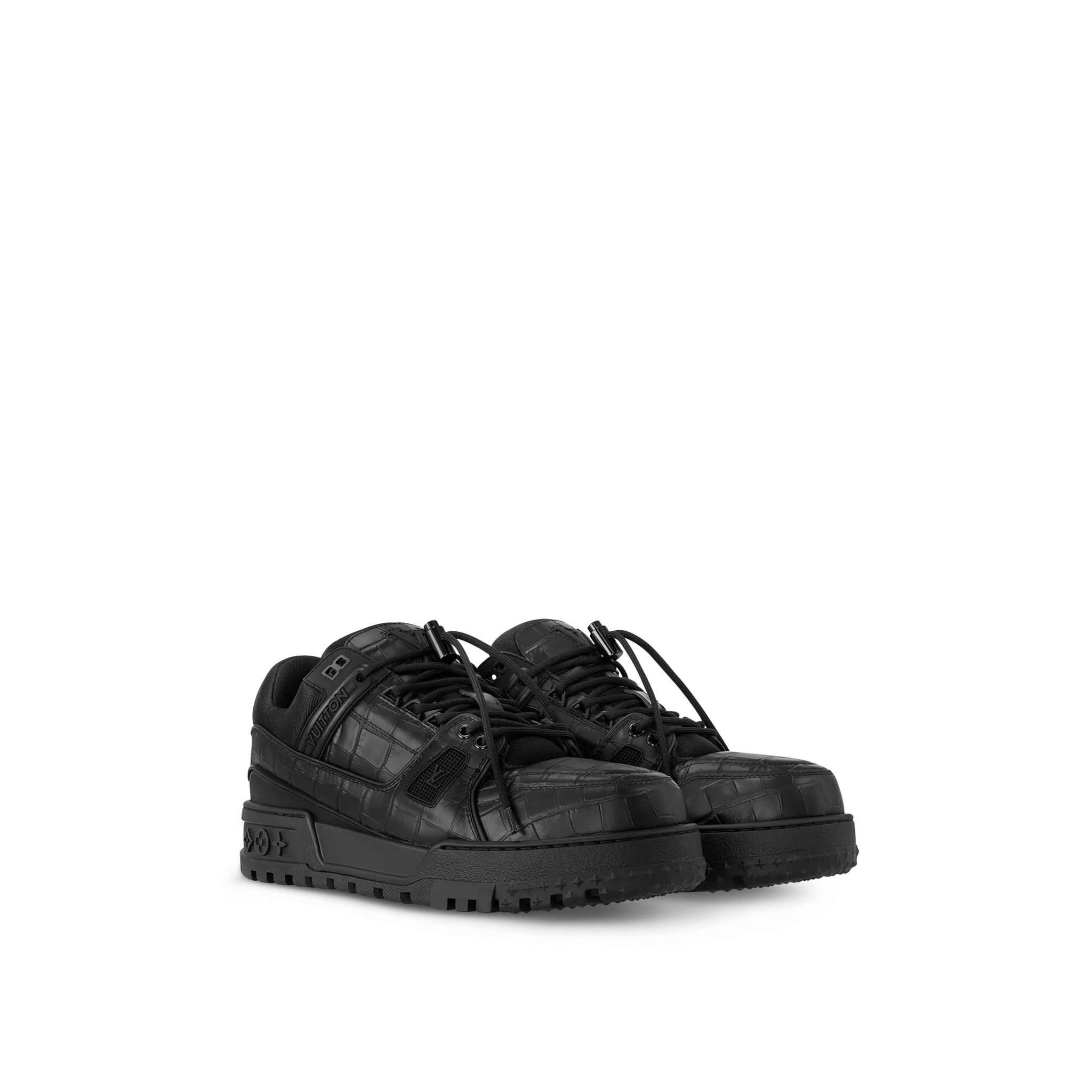 Giày Louis Vuitton LV Maxi Trainers 'Black' 1ACN17 - Ảnh 4