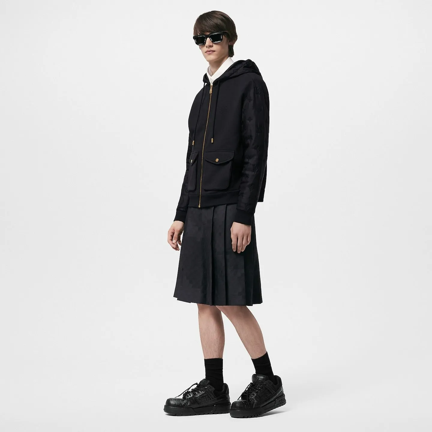 Giày Louis Vuitton LV Maxi Trainers 'Black' 1ACN17 - Ảnh 6