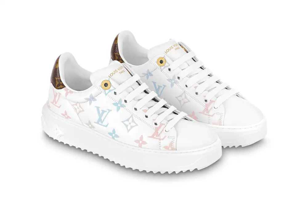 Giày Louis Vuitton Time Out Trainers 'White' 1ABZMJ - Ảnh 5