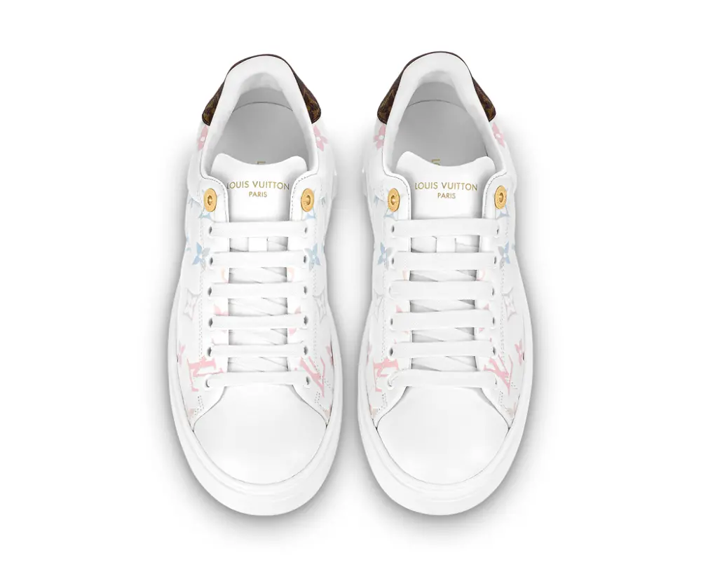 Giày Louis Vuitton Time Out Trainers 'White' 1ABZMJ - Ảnh 4