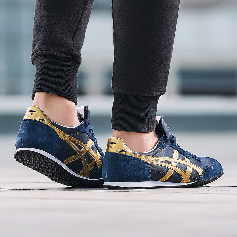 Giày Onitsuka Tiger Serrano ‘Navy Gold’ D109L-5094 - Ảnh 3