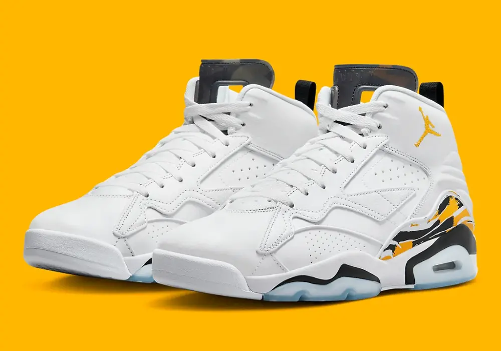 Giày Nike Air Jordan Jumpman MVP 678 'White Yellow' DZ4475-107 - Ảnh 3