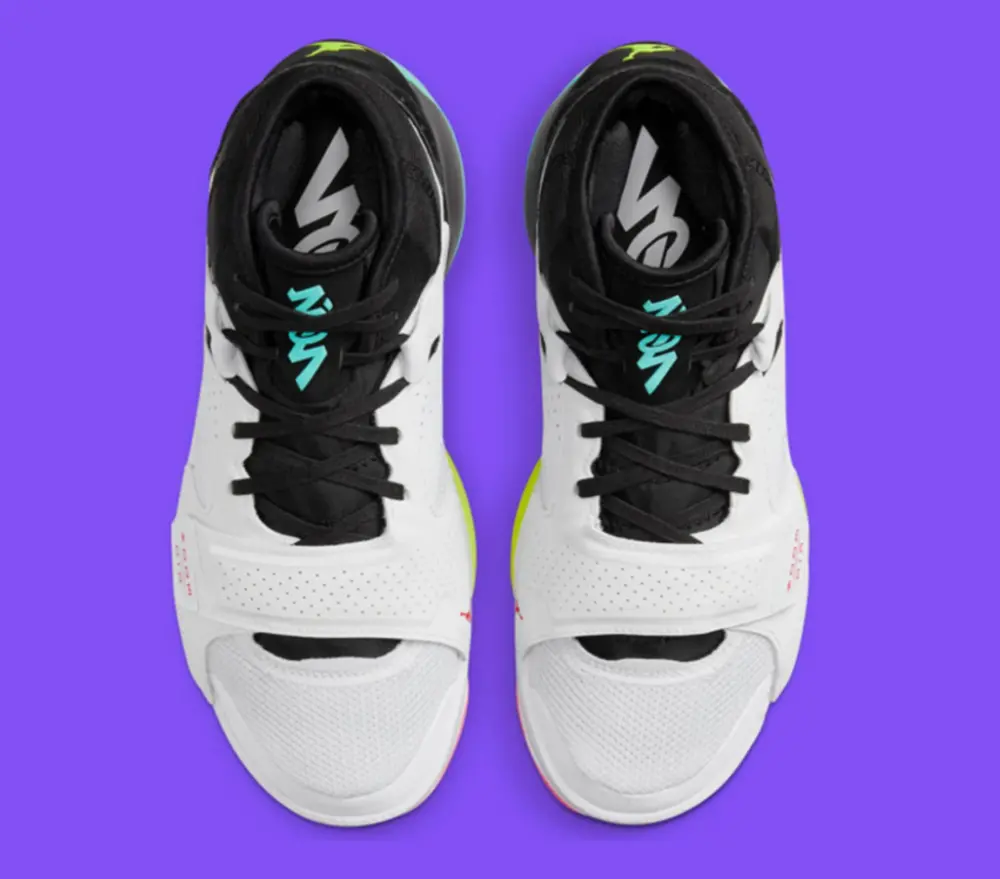 Giày Nike Air Jordan Zion 2 Dynamic Turquoise GS ‘White’ DO9514-107 - Ảnh 4