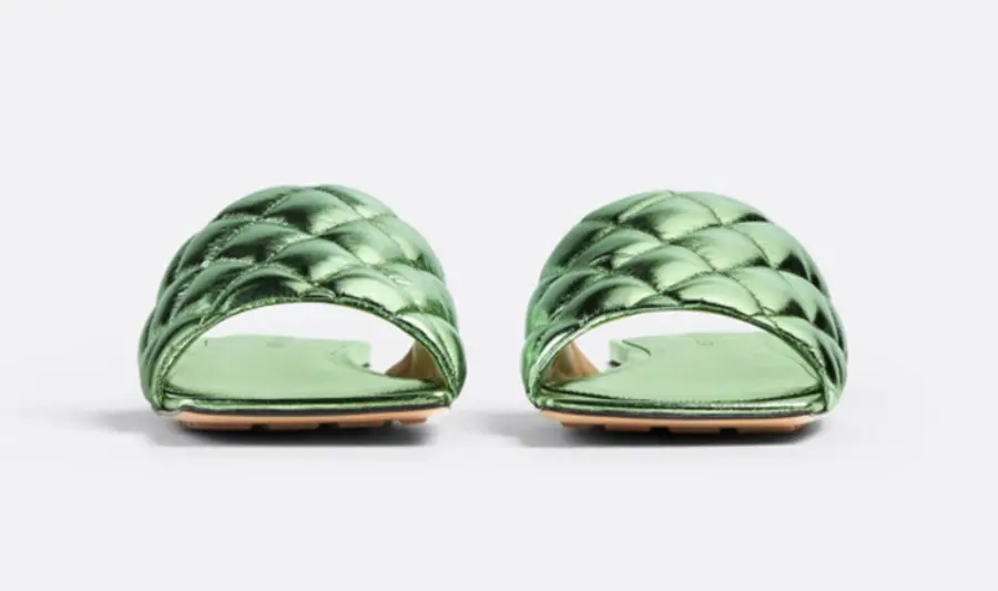 Dép Bottega Veneta Padded Flat Sandal ‘Pistachio’ 627710V27M03505 - Ảnh 4