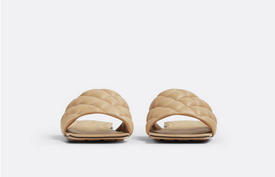 Dép Bottega Veneta Padded Flat Sandal ‘Cane Sugar’ 627710VBRR02624 - Ảnh 4