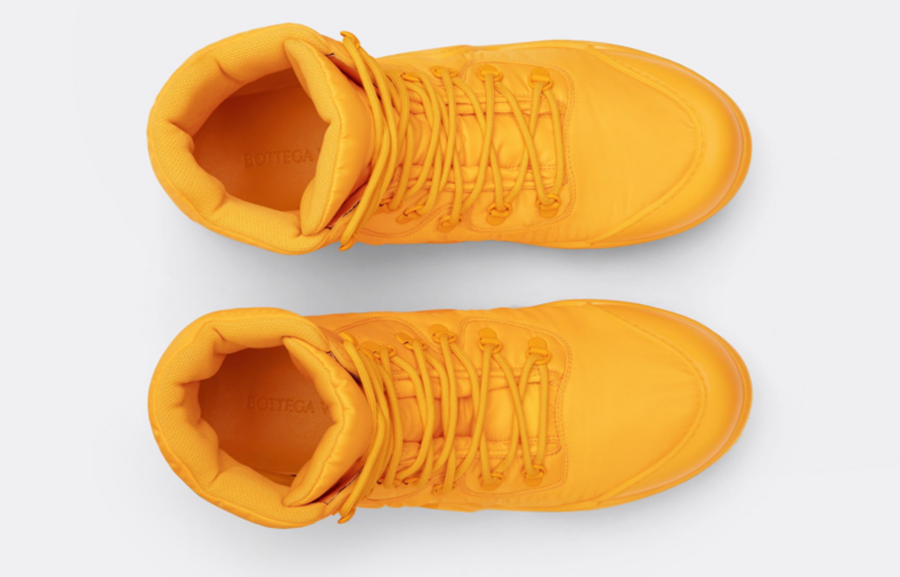 Giày Bottega Veneta Puddle Bomber ‘Tangerine’ 667064VBSD77593 - Ảnh 2