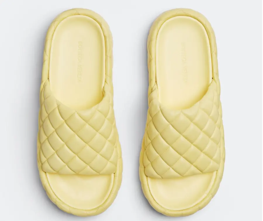 Alternative view of Dép Bottega Veneta Padded ‘Lemonade’ 708885VBRR07411