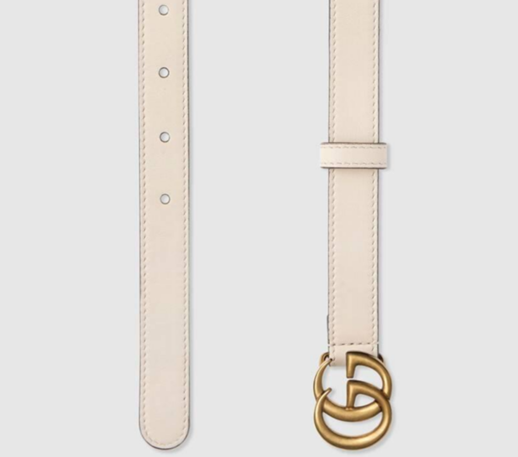 Thắt Lưng Gucci Women’s Marmont Double G Buckle Belt 409417-AP00T-9022 - Ảnh 3