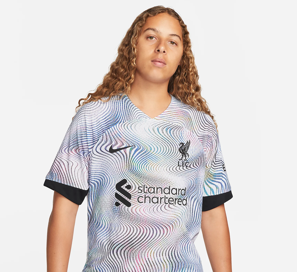 Áo Nike Liverpool FC 2022/23 Match Away Jersey 'White' DN2708-101 - Ảnh 2