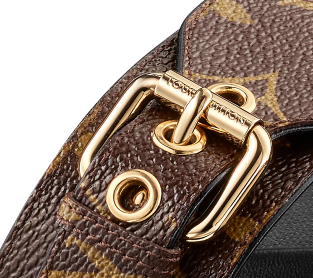 Dép Louis Vuitton Bom Dia Flat Mule ‘Brown’ 1A3R5S - Ảnh 4