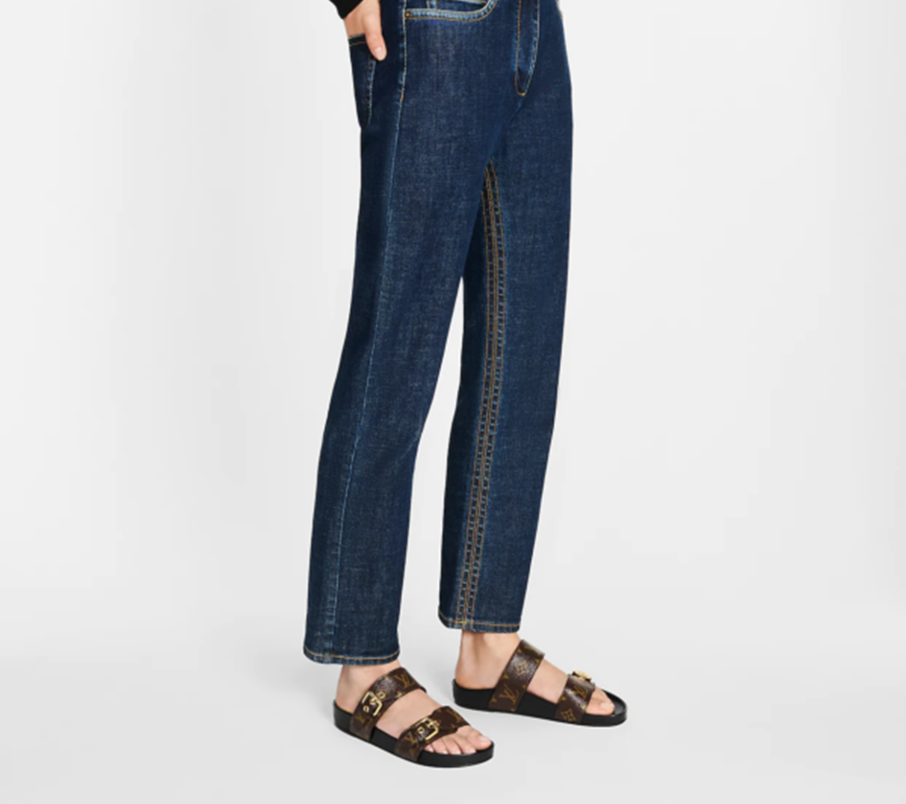 Dép Louis Vuitton Bom Dia Flat Mule ‘Brown’ 1A3R5S - Ảnh 3