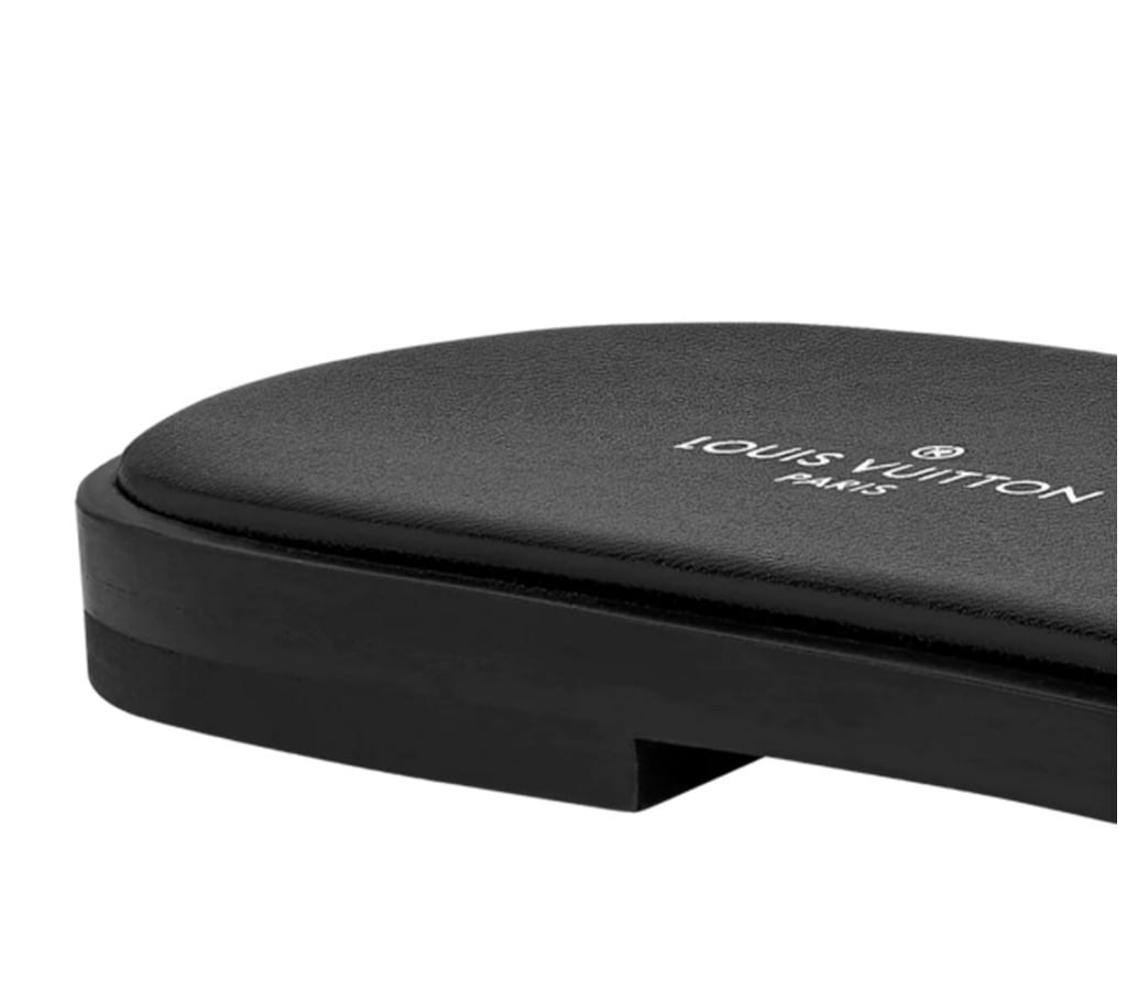 Dép Louis Vuitton Lock It Flat Mules ‘Brown’ 1A64MR - Ảnh 4