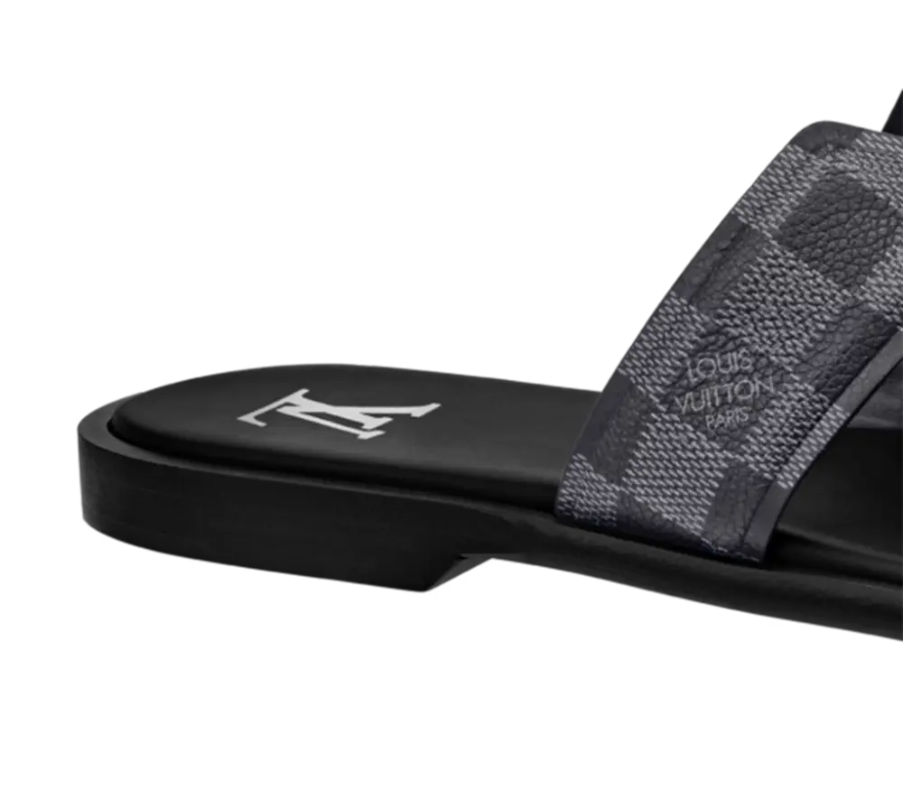Dép Louis Vuitton Oasis Mule ‘Graphite’ 1ABFPS - Ảnh 3