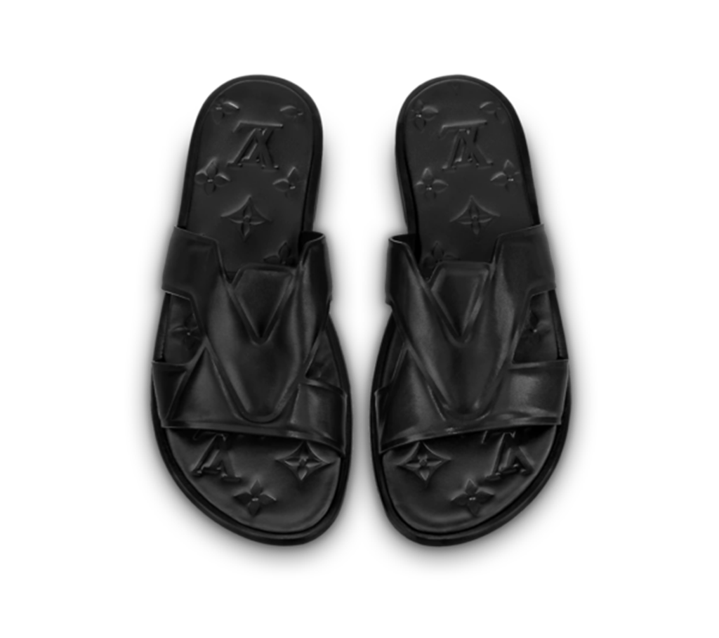 Dép Louis Vuitton LV Oasis Mules ‘Black’ 1A9G2P - Ảnh 3