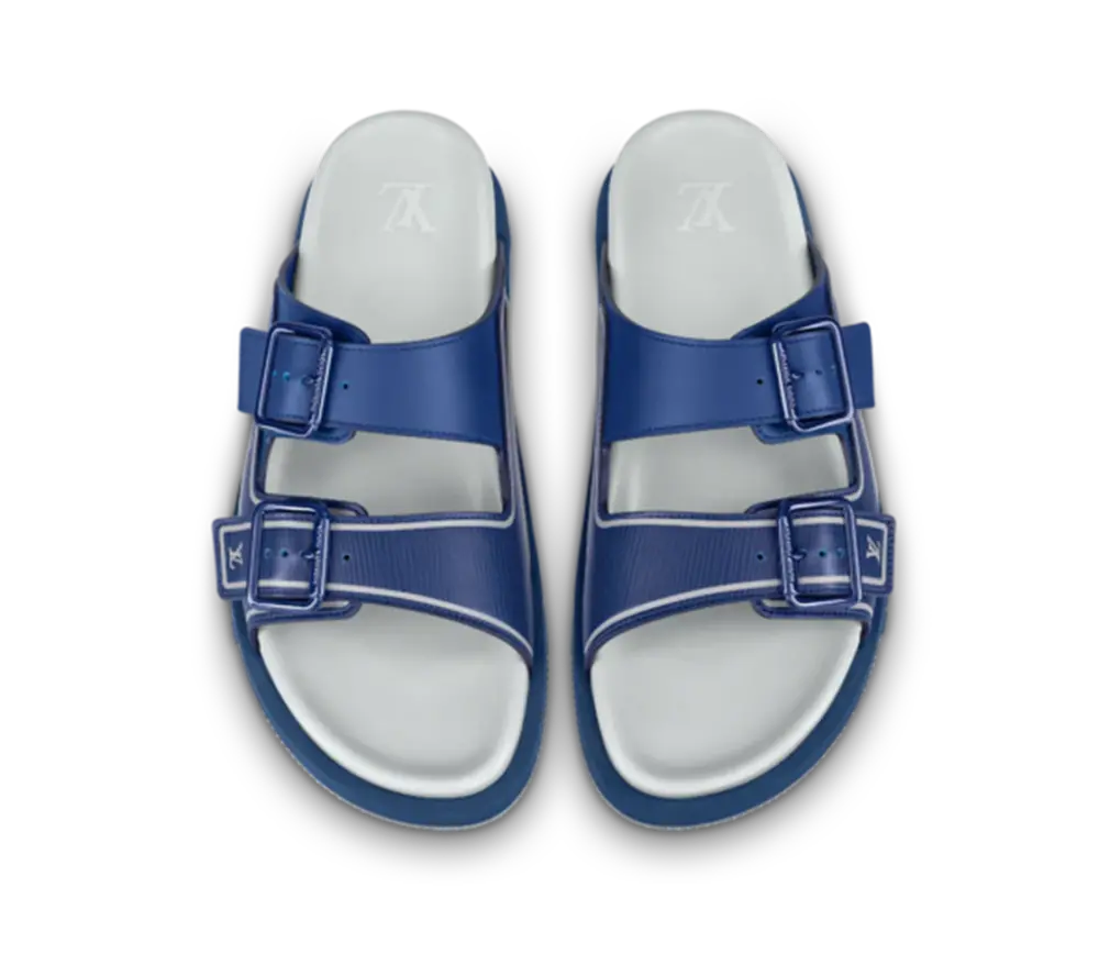 Alternative view of Dép Louis Vuitton LV Trainer Mules ‘Blue’ 1AA6SC