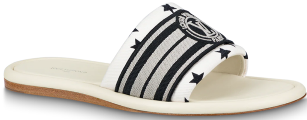 Dép Louis Vuitton Magnetic Flat Mules ‘Black White’ 1AAD6C