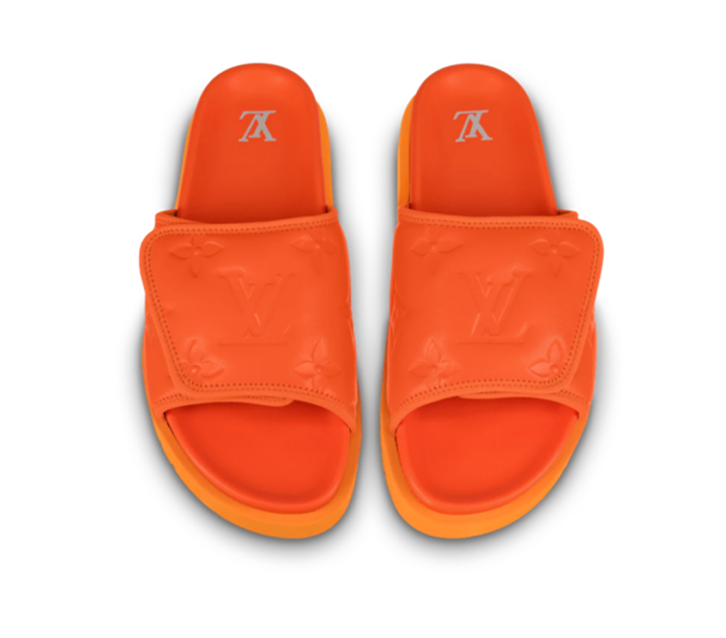 Dép Louis Vuitton Miami Mules ‘Orange’ 1AA7S9 - Ảnh 3