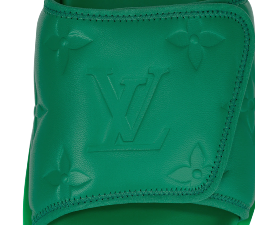 Dép Louis Vuitton Miami Mules ‘Green’ 1AA7T5 - Ảnh 3