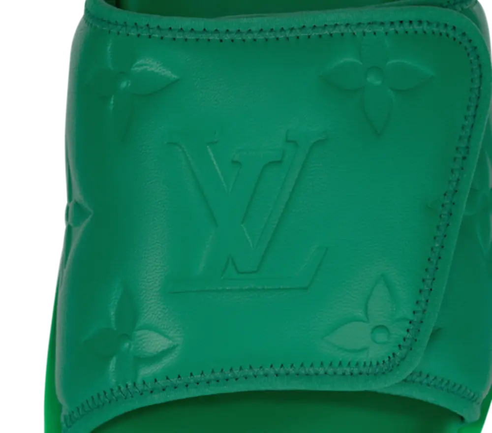 Dép Louis Vuitton Miami Mules ‘Green’ 1AA7T5 - Ảnh 3