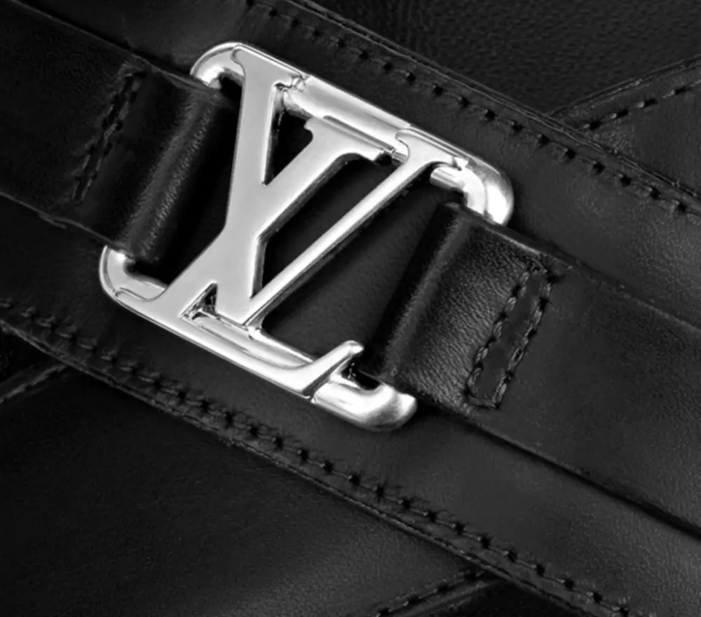 Dép Louis Vuitton Mirabeau Mules ‘Black’ 1A7WD0 - Ảnh 4