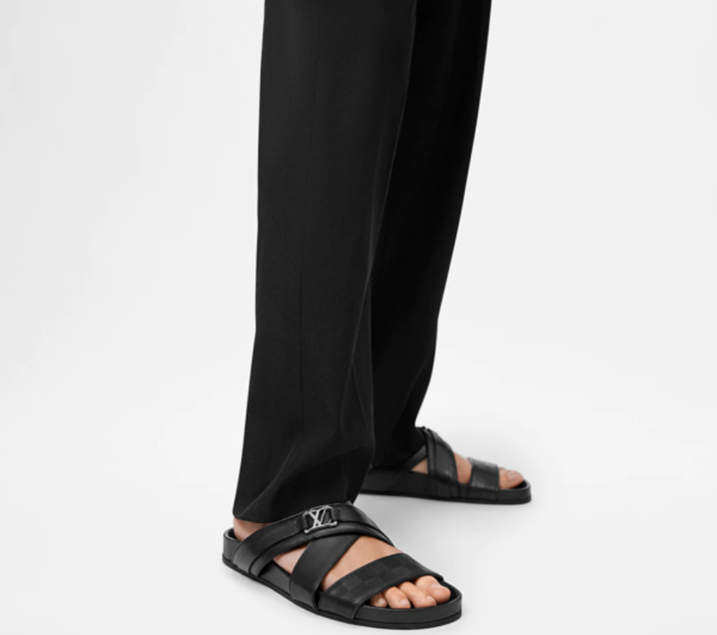 Dép Louis Vuitton Mirabeau Mules ‘Black’ 1A7WD0 - Ảnh 2