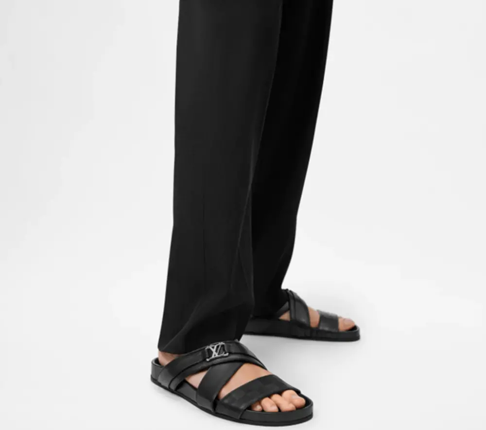 Alternative view of Dép Louis Vuitton Mirabeau Mules ‘Black’ 1A7WD0