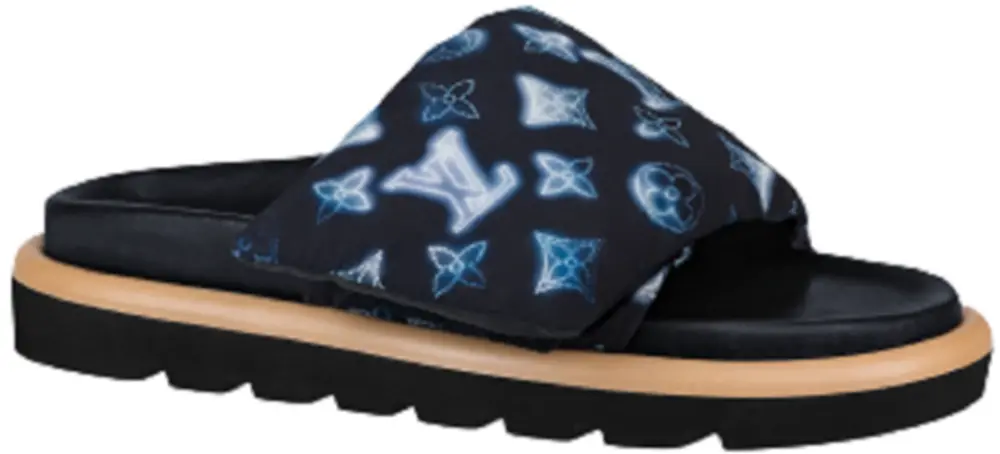 Dép Louis Vuitton Pool Pillow Mules ‘Navy Blue’ 1A9SMR