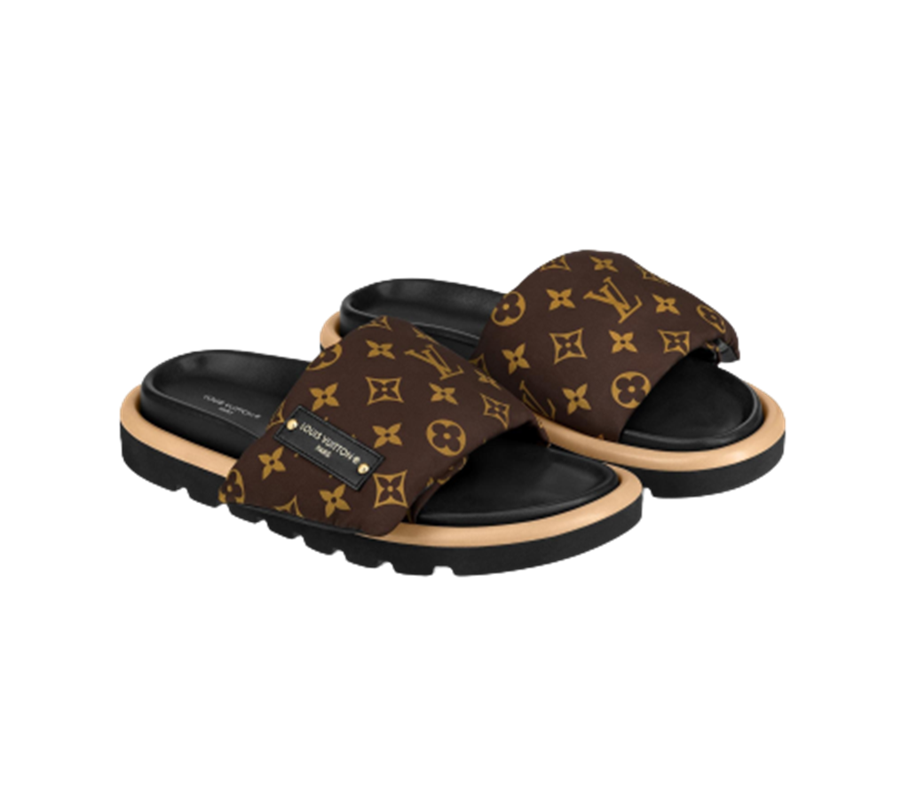 Dép Louis Vuitton Pool Pillow Mules ‘Cacao Brown’ 1AAEBX - Ảnh 2