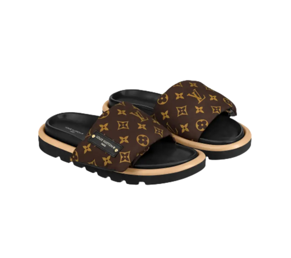 Alternative view of Dép Louis Vuitton Pool Pillow Mules ‘Cacao Brown’ 1AAEBX