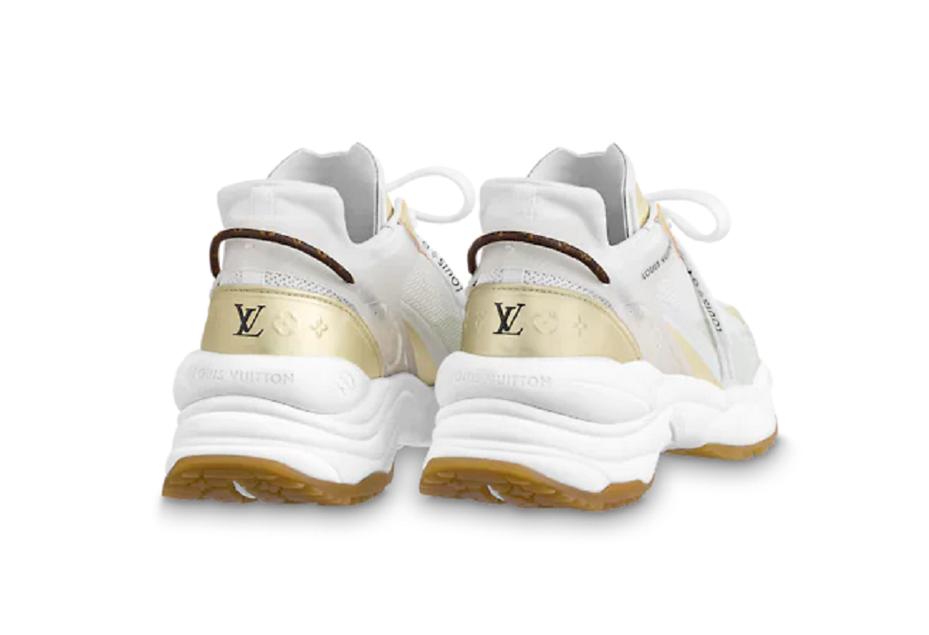 Giày Louis Vuitton Run 55 Trainers ‘White Beige’ 1AAP61 - Ảnh 5