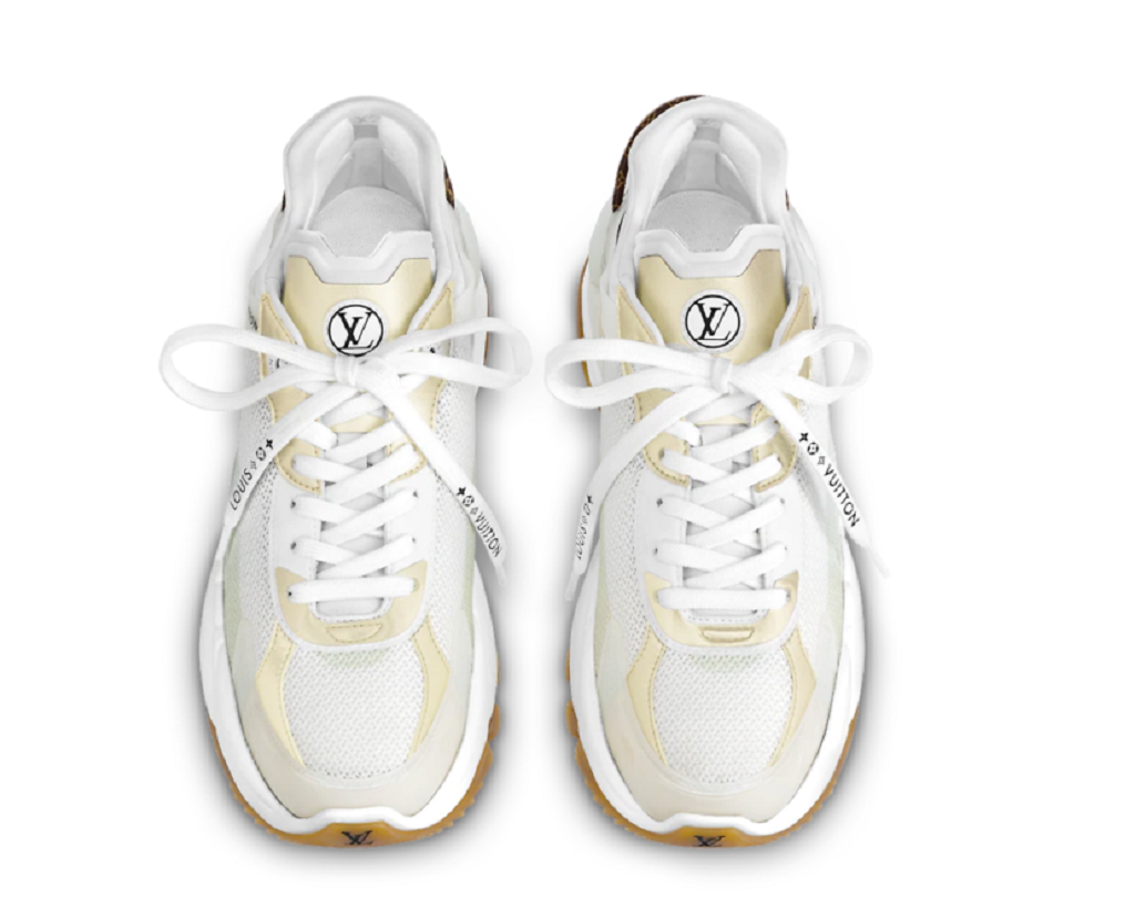 Giày Louis Vuitton Run 55 Trainers ‘White Beige’ 1AAP61 - Ảnh 6
