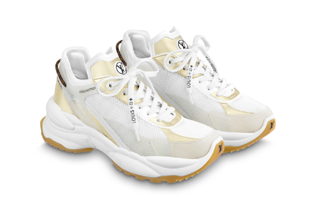 Giày Louis Vuitton Run 55 Trainers ‘White Beige’ 1AAP61 - Ảnh 2