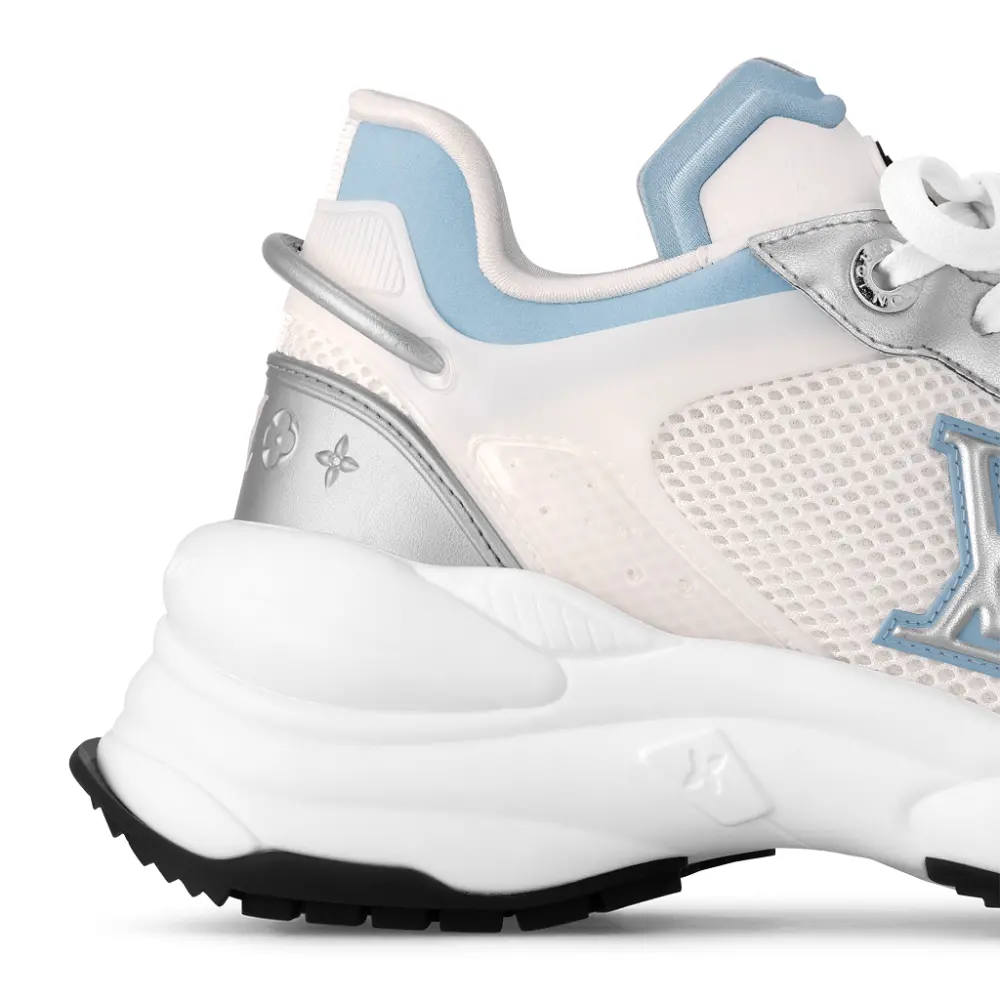 Giày Louis Vuitton Run 55 Trainers 'Blue' 1ABVIO - Ảnh 7