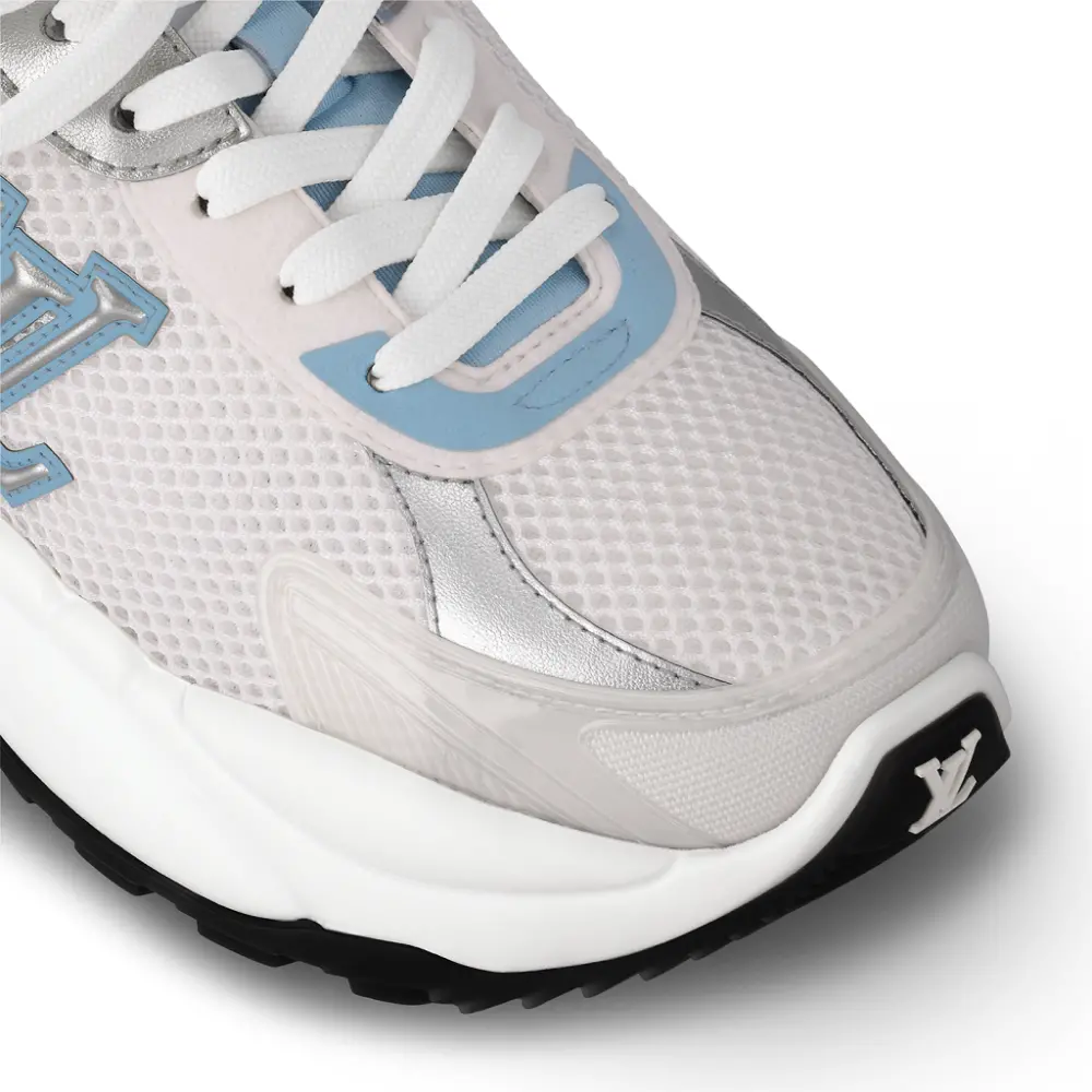 Giày Louis Vuitton Run 55 Trainers 'Blue' 1ABVIO - Ảnh 3