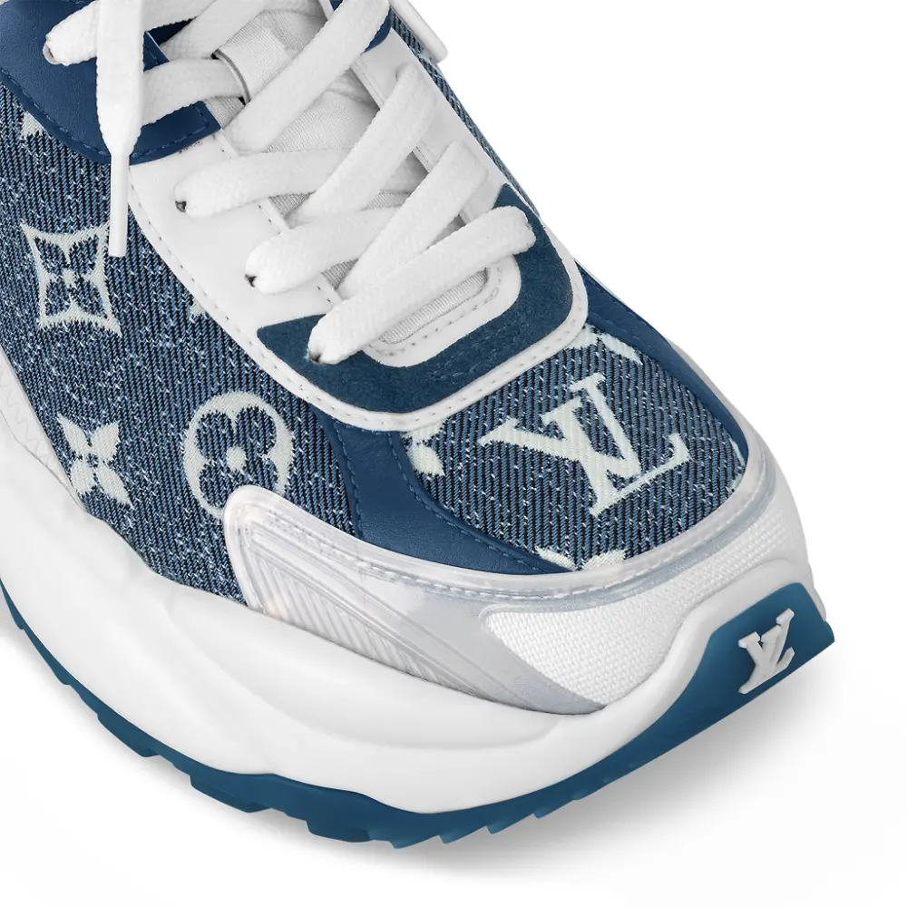 Giày Louis Vuitton Run 55 Trainers 'Blue' 1AC27Y - Ảnh 3
