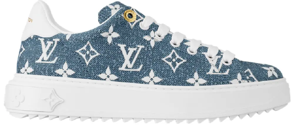 Giày Louis Vuitton Time Out Trainers 'Blue' 1AC28U