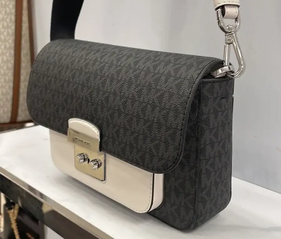 Alternative view of Túi Michael Kros Sloan Editor Medium Logo Messenger Bag 'Black' 35T2SS9M2B-BLACK