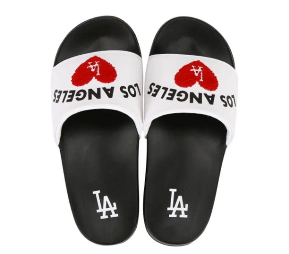 Dép MLB New Mound Heart LA Dodgers 32SHHH111-07W - Ảnh 3