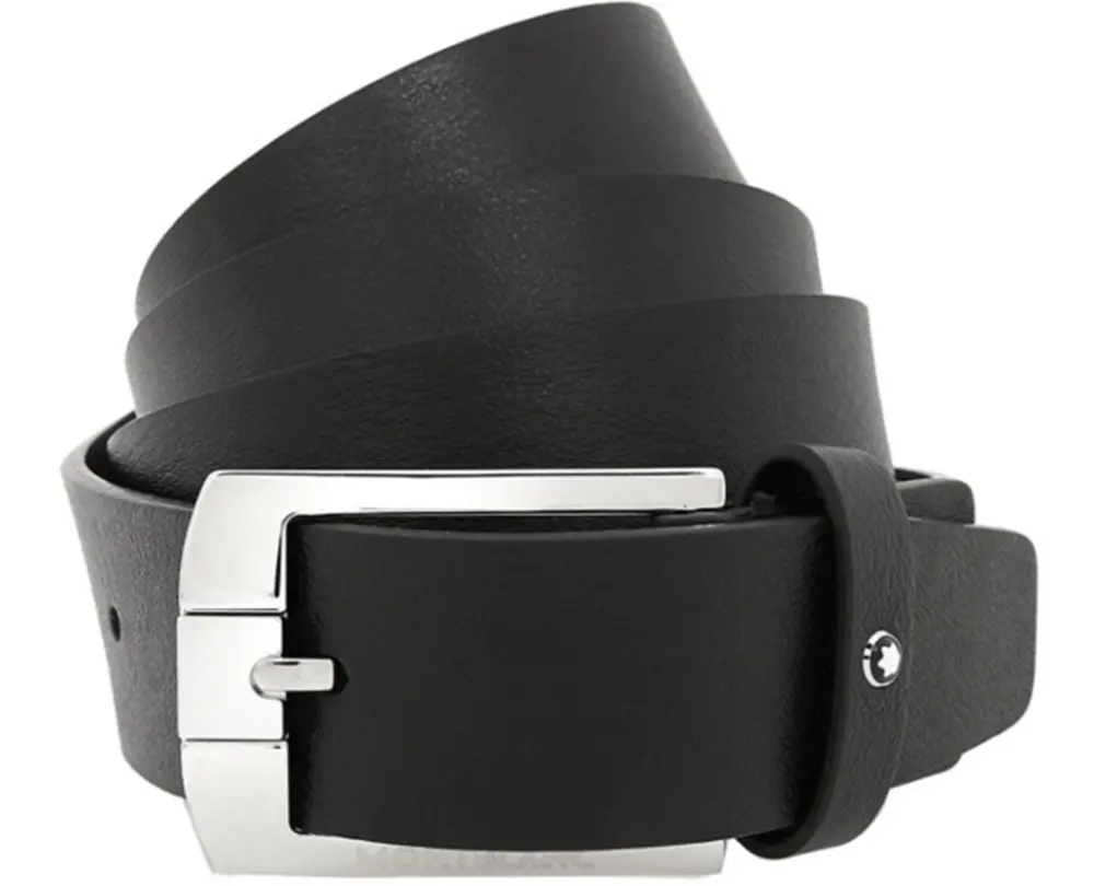 Thắt Lưng Montblanc Casual Line Leather Belt ‘Black’ 107676