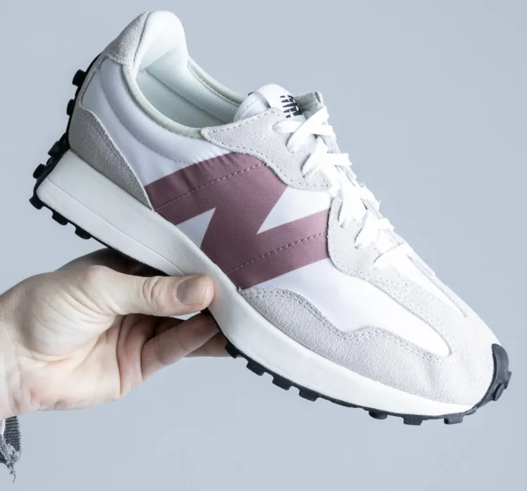 Giày New Balance Wmns 327 ‘Light Grey Rose’ WS327CD - Ảnh 2