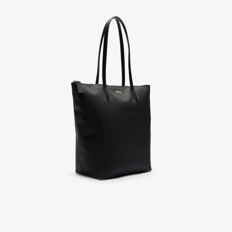 Túi Lacoste L.12.12 Vertical Tote ‘Black’ NF1890P53G-000 - Ảnh 3