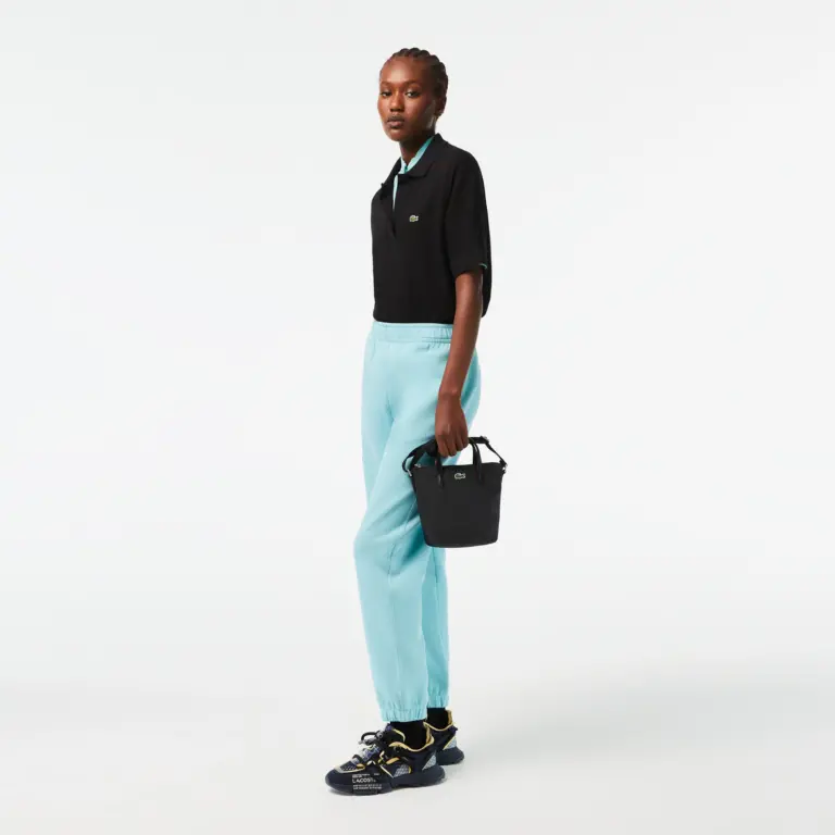 Túi Lacoste L.12.12 Petit Pique Coated Canvas Mini Tote ‘Black’ NF2609P53G-000 - Ảnh 5