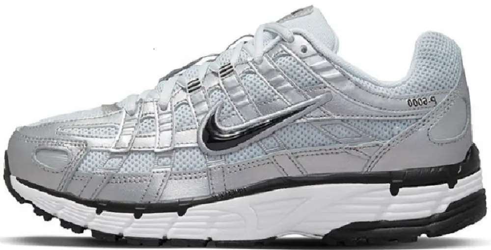 Giày Nike P-6000 Metallic Silver Pure Platinum FD9876-101 - Ảnh 5