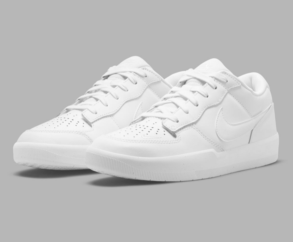 Giày Nike Air Force 58 Premium SB ‘Triple White’ DH7505-100 - Ảnh 3