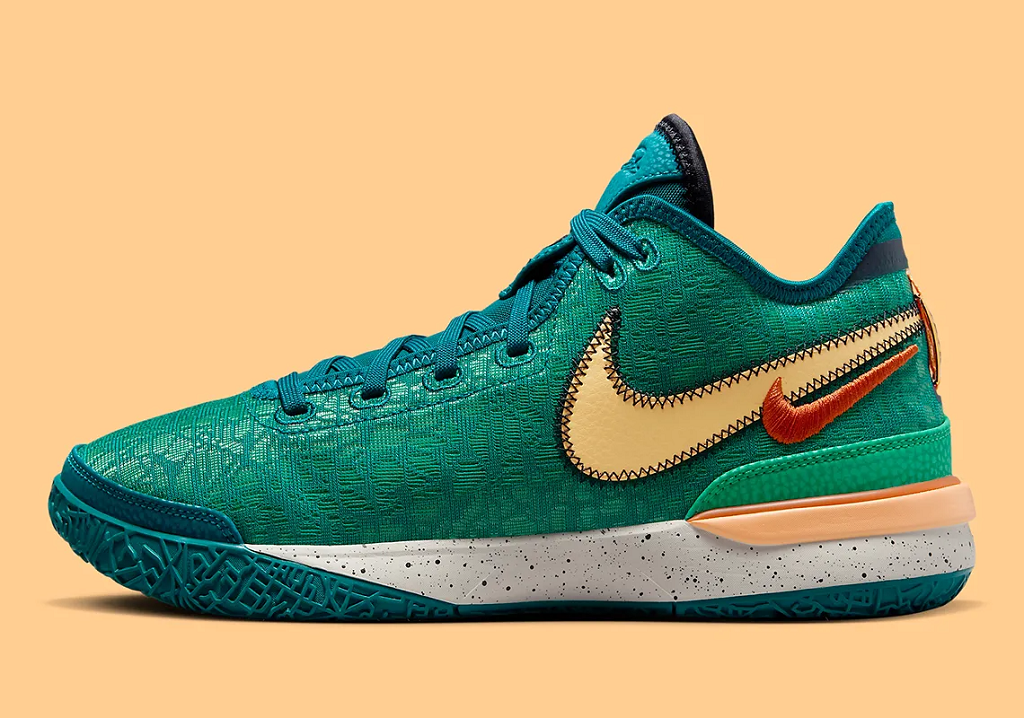 Giày Nike LeBron NXXT Gen Geode Teal Purple DR8784-301 - Ảnh 4